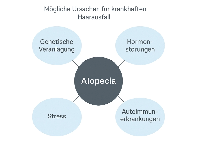 Mögliche Ursachen für krankhaften Haarausfall