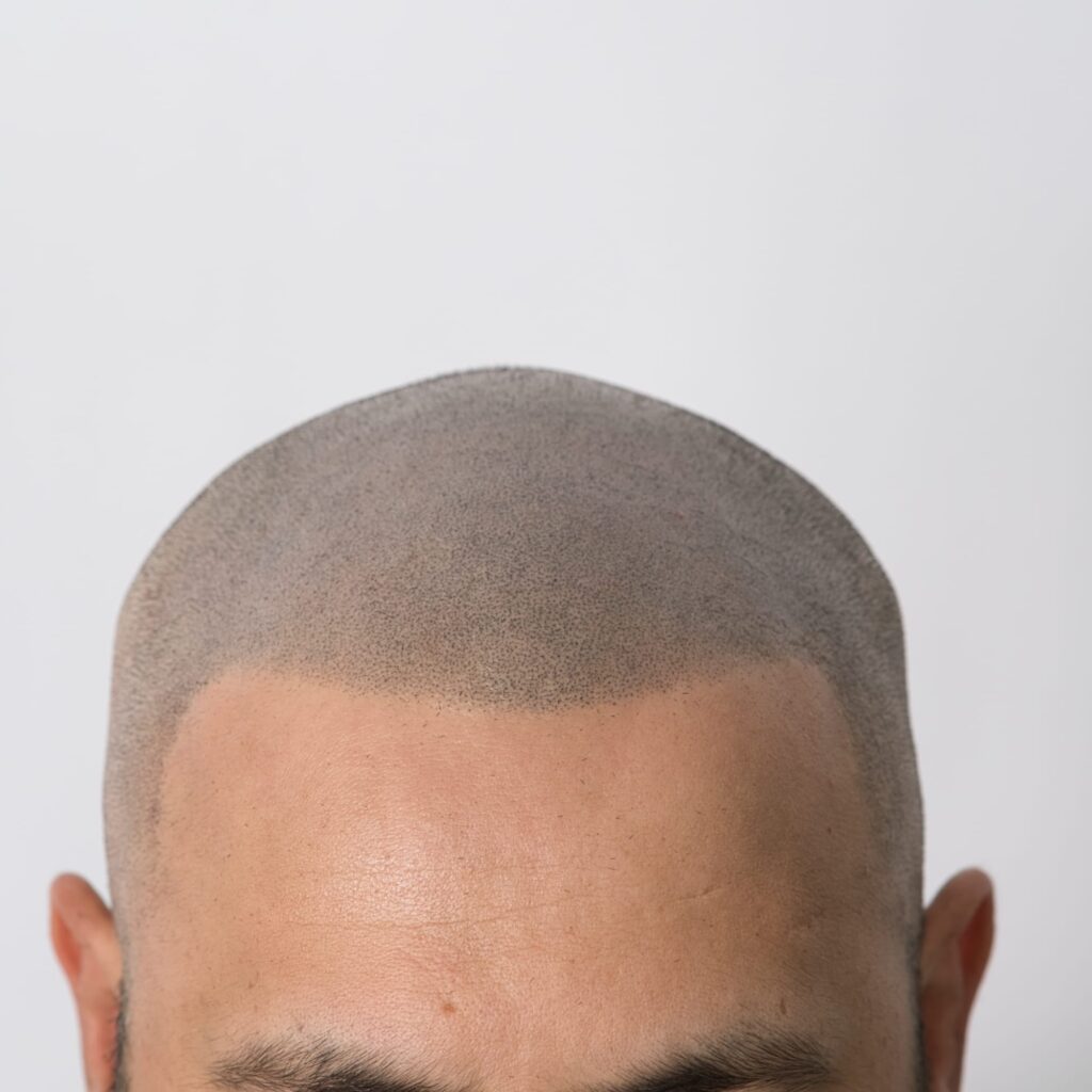 Haarpigmentierung Kurzhaarschnitt